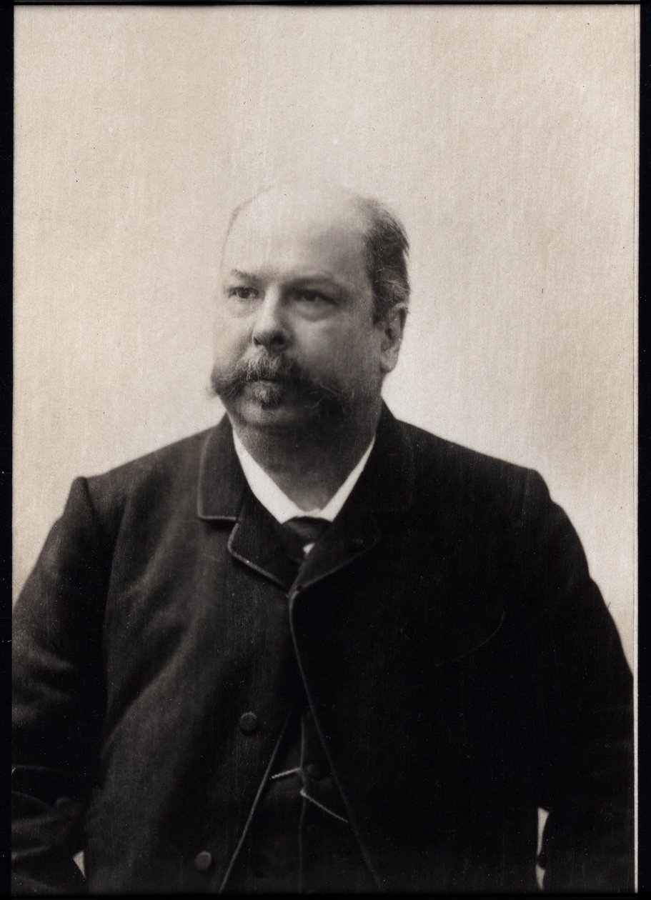 Retrato de Henri (Henry) Meilhac (1831-1897), dramaturgo francês e libretista de ópera. de French Photographer