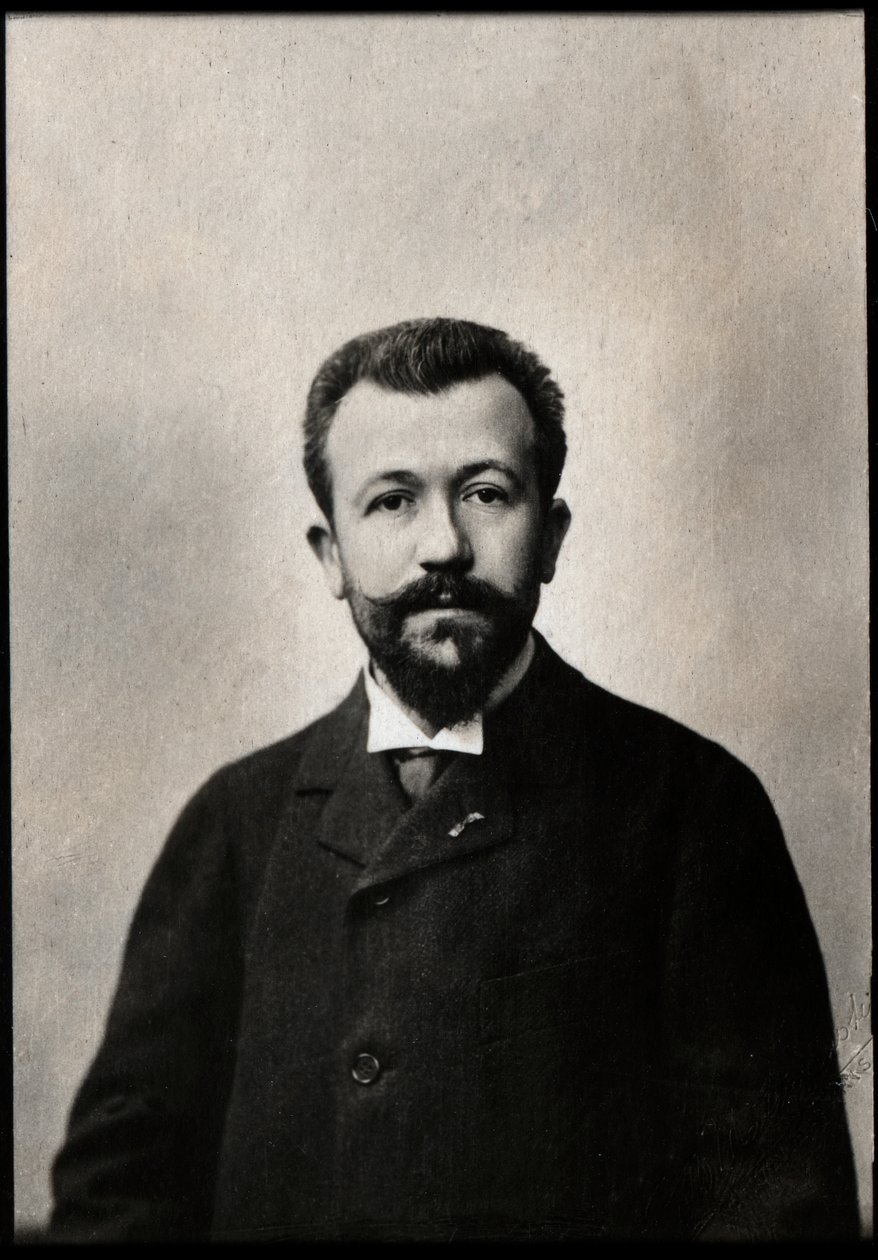 Retrato de Henri Lavedan (1859-1940), dramaturgo francês. de French Photographer