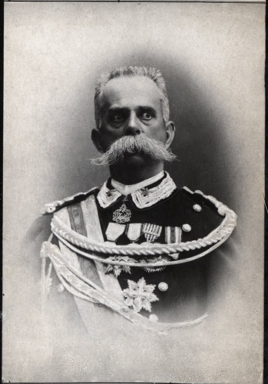 Retrato de Humbert 1er (1844-1900), rei da Itália. de French Photographer
