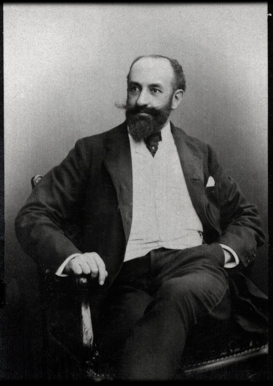 Retrato de Jacques Normand (1848-1931), escritor francês. de French Photographer