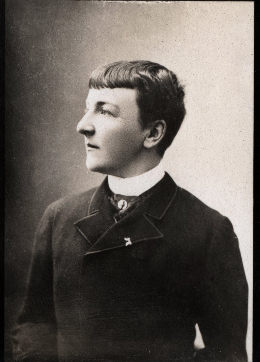 Retrato de Jane Henriette Magre (1851-1916), arqueóloga e escritora francesa. de French Photographer