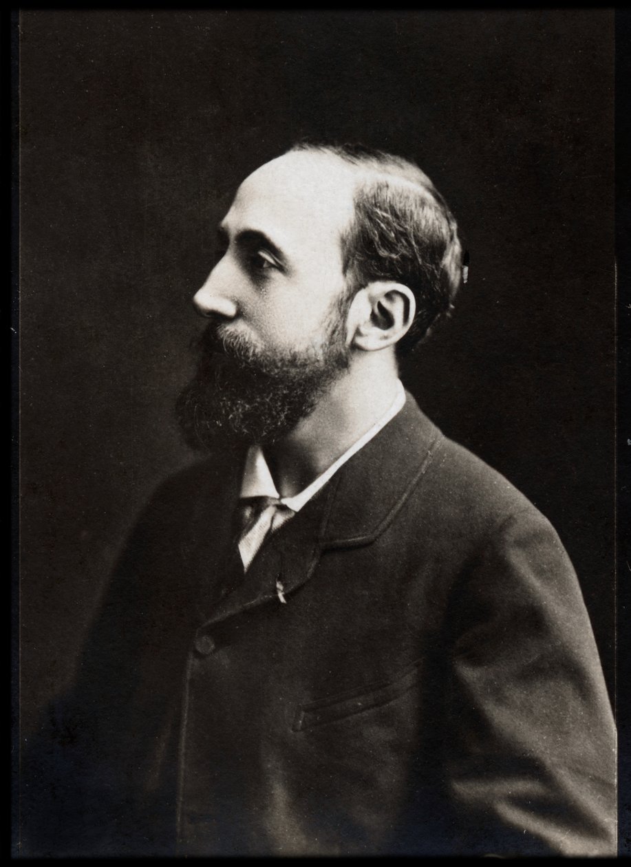 Retrato de Jules Claretie (1840-1913), escritor francês. de French Photographer