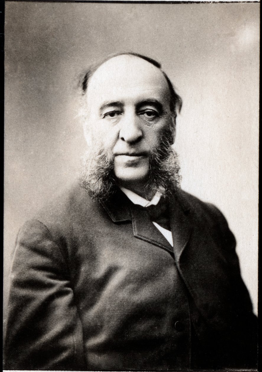 Retrato de Jules Ferry (1832-1893), estadista francês. de French Photographer