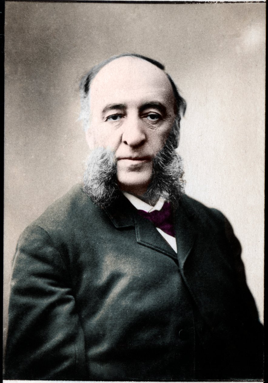 Retrato de Jules Ferry (1832-1893), estadista francês. de French Photographer