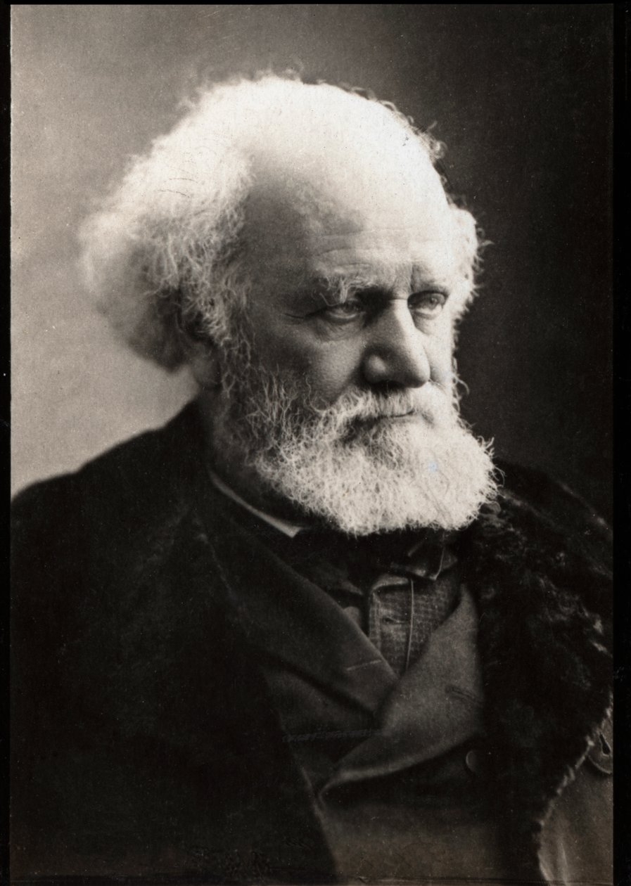 Retrato de Jules Janssen (Pierre Jules Cesar Janssen) (1824-1907), astrônomo francês. de French Photographer