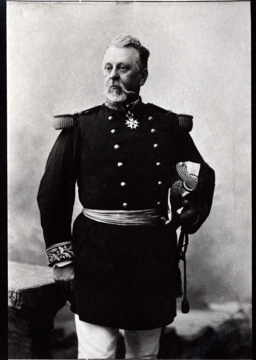 Retrato de León de Poilloue de Saint Mars (1832-1897), General francês. de French Photographer