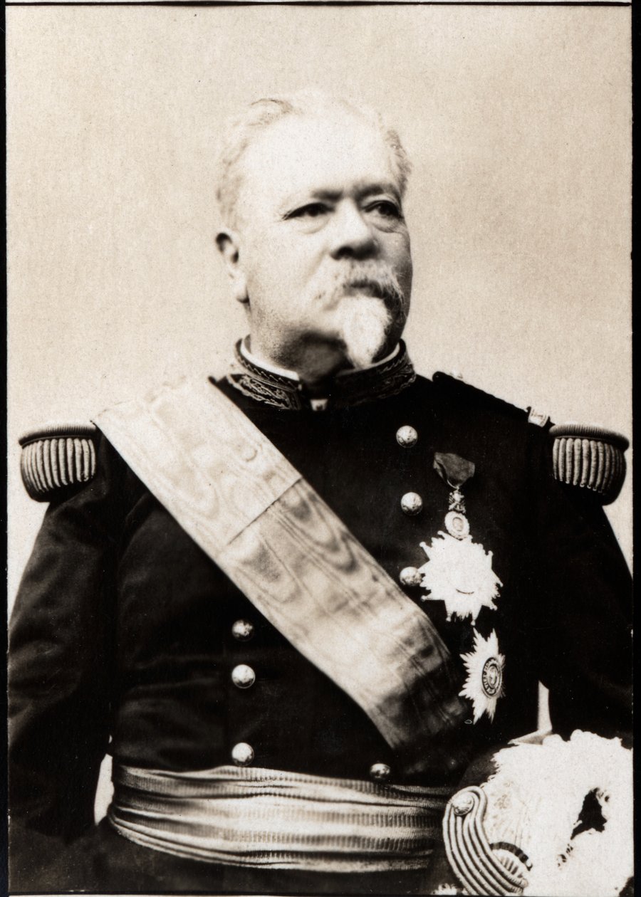 Retrato de Leopold Davout dAuerstedt, 3o Duc dAuerstedt (1829-1904), general francês. de French Photographer