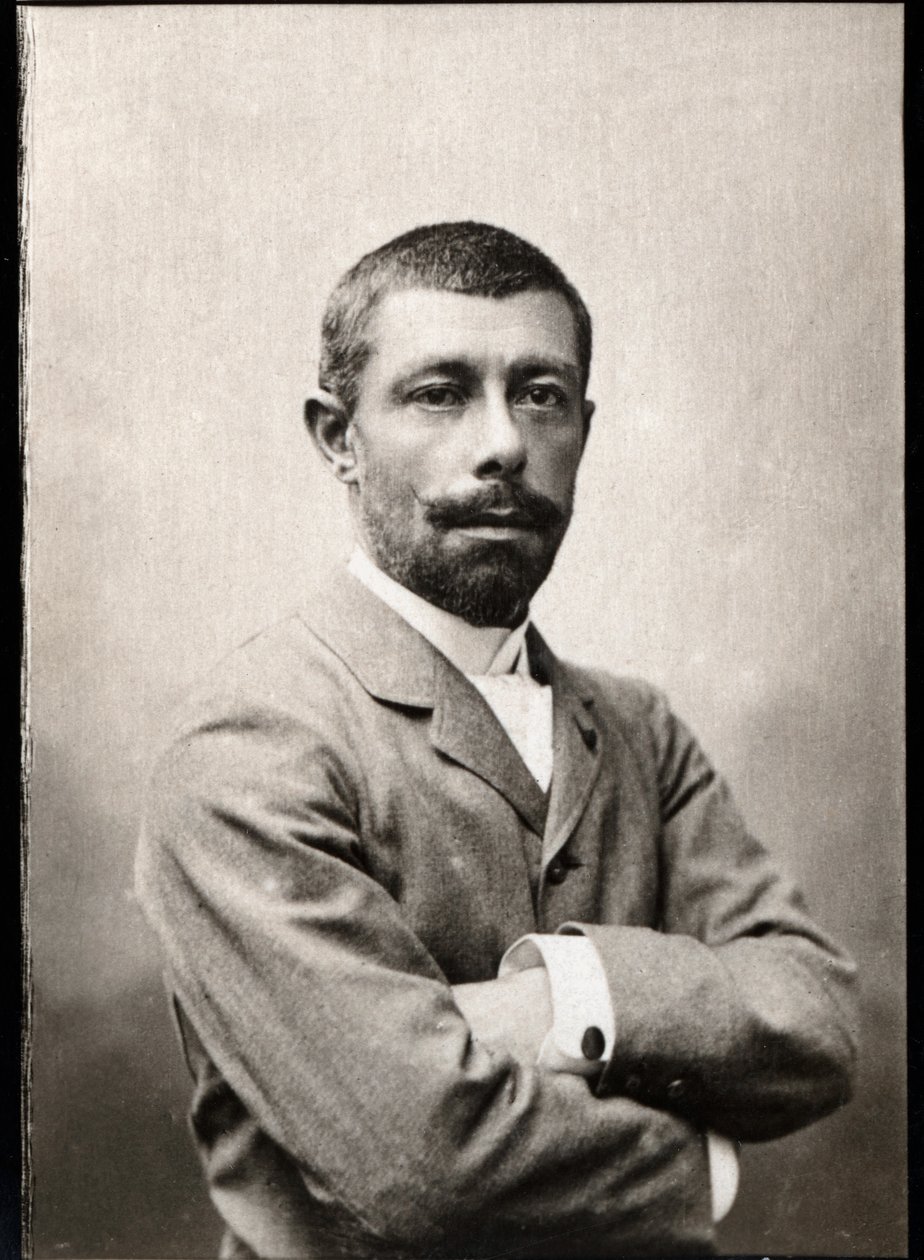 Retrato de Louis Alexandre Antoine Mizon (1853-1899), explorador francês e administrador colonial. de French Photographer