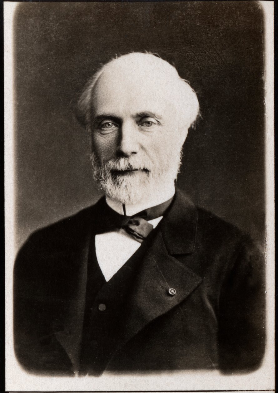 Retrato de Louis Charles de Saulces de Freycinet (1828-1923), estadista francês. de French Photographer