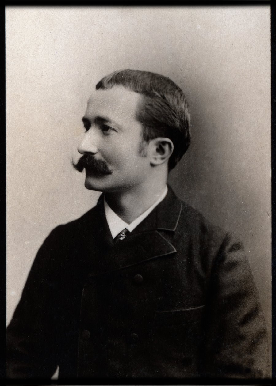 Retrato de Louis Ganne (1862-1923), maestro e compositor francês. de French Photographer