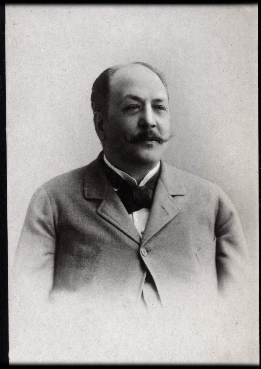 Retrato de Louis Varney (1844-1908), compositor francês. de French Photographer