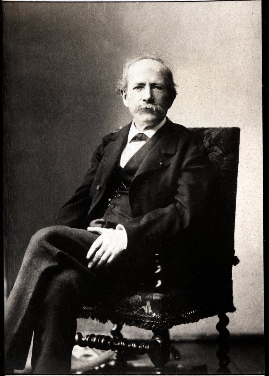 Retrato de Marcelino Berthelot (1827-1907), químico e político francês. de French Photographer