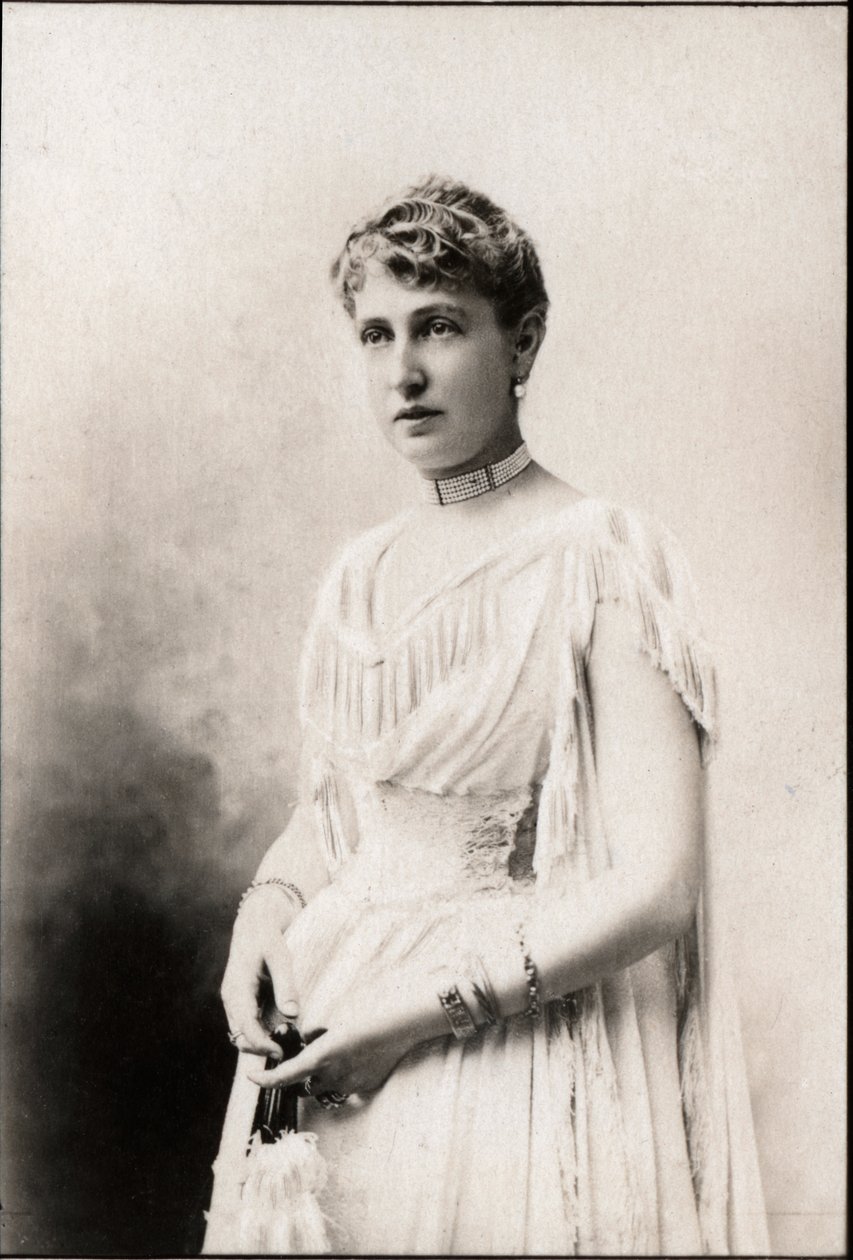 Retrato de Marie Alice Heine (1858-1925), Princesa de Mônaco. de French Photographer