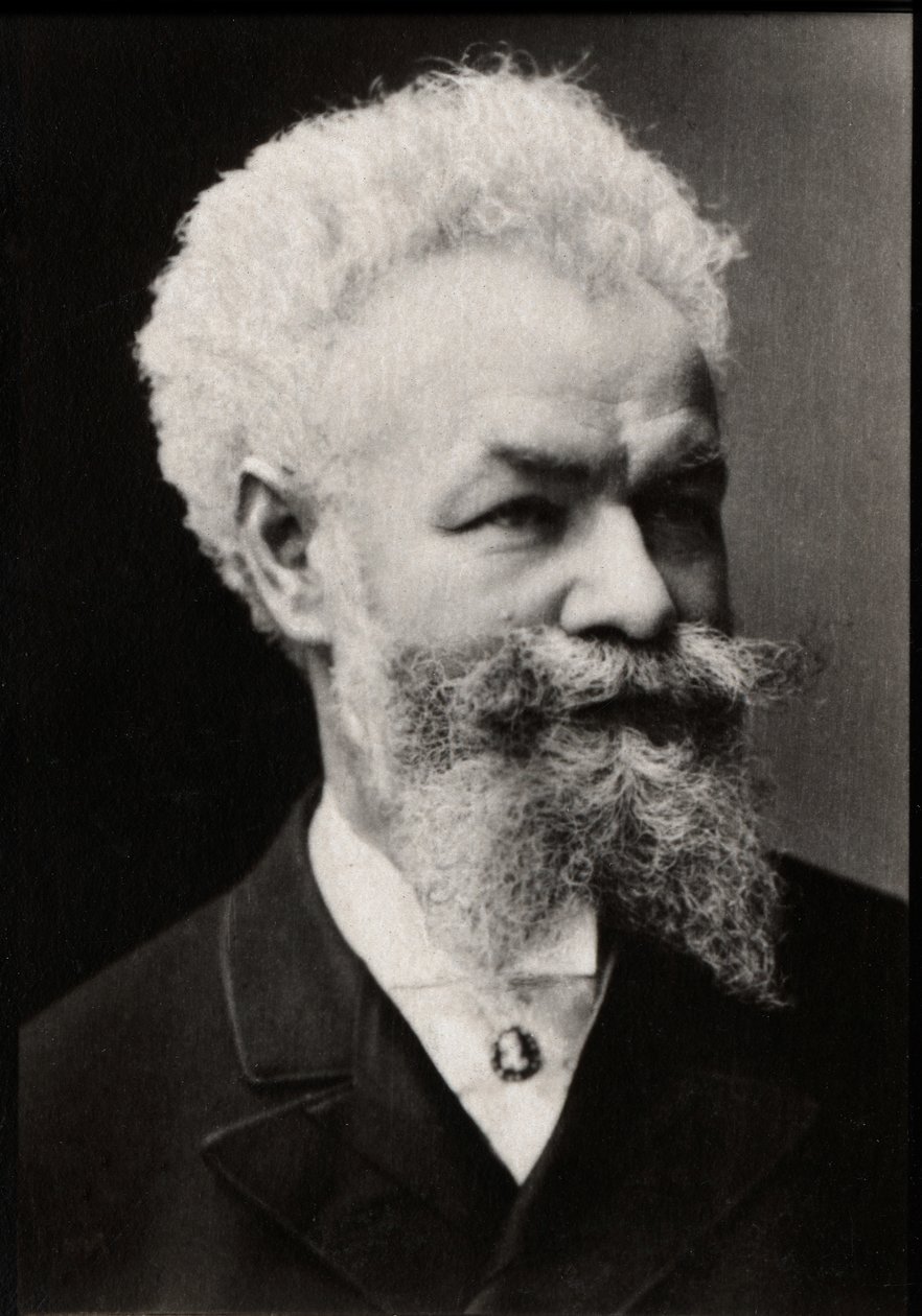 Retrato de Mihaly Munkacsy (1844-1900), pintor húngaro. de French Photographer
