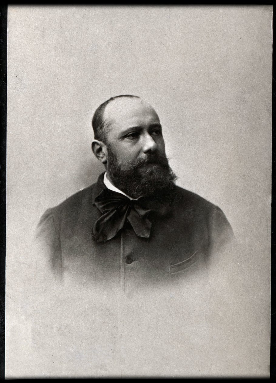 Retrato de Paul Armand Silvestre (1837-1901), poeta francês. de French Photographer
