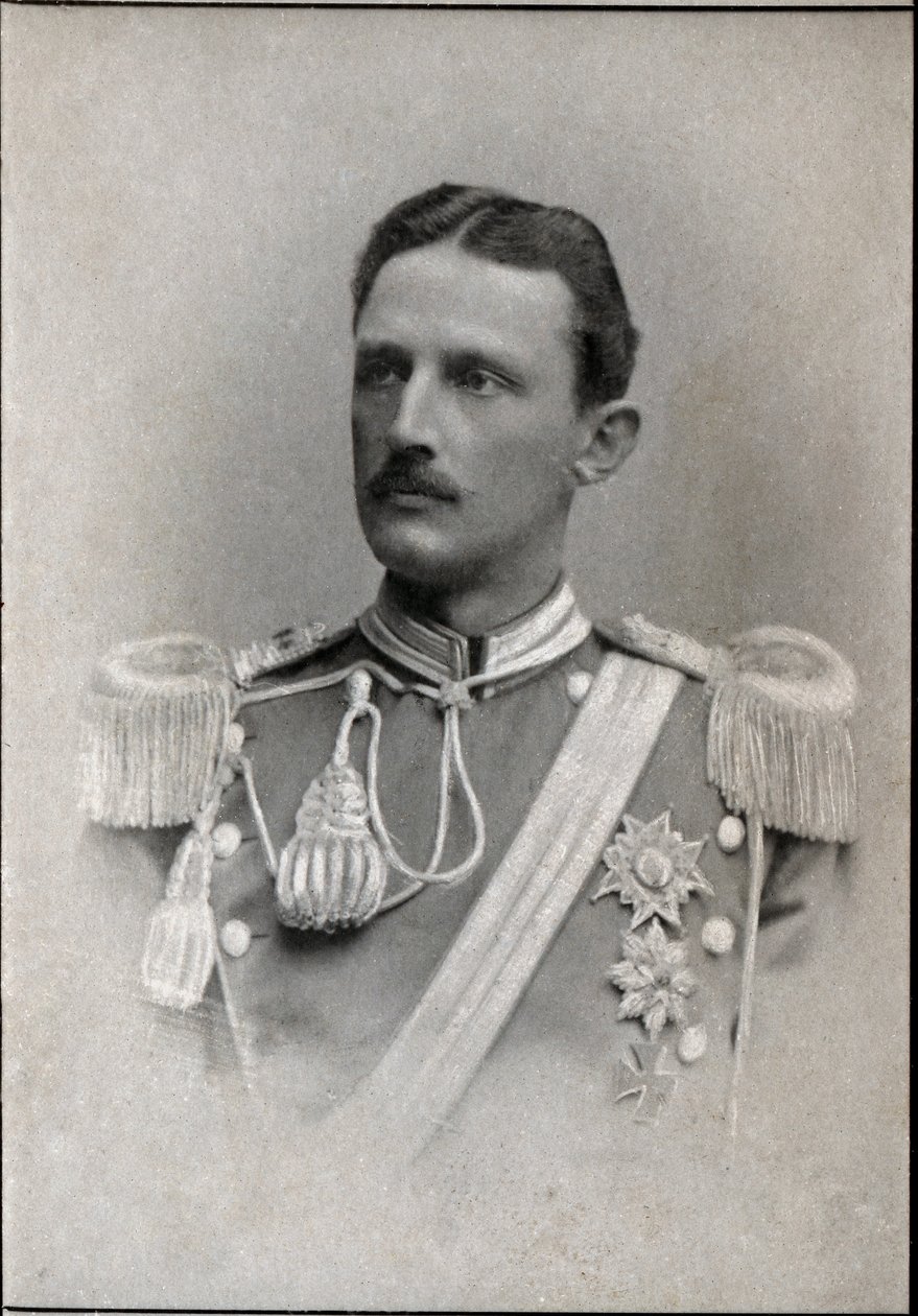 Retrato do príncipe Carl da Suécia (1861-1951). de French Photographer