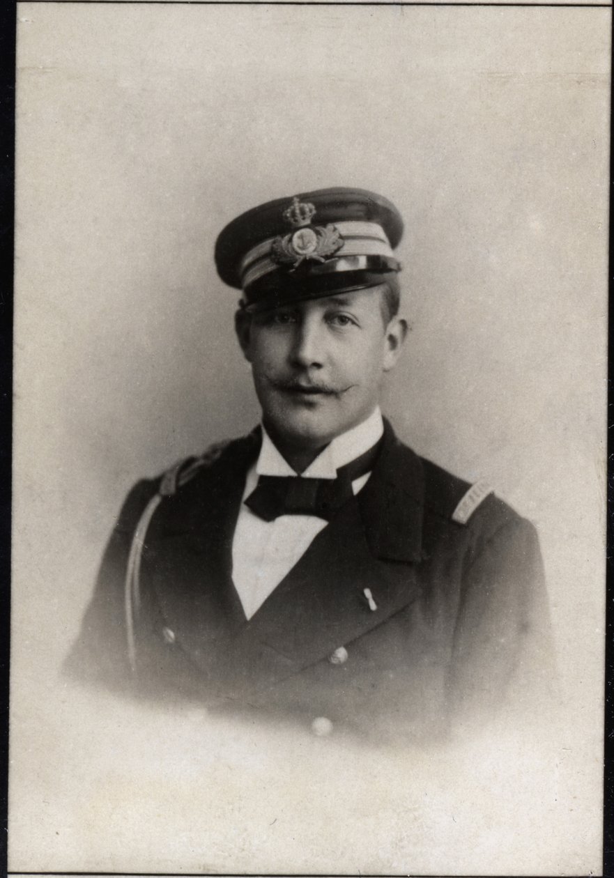 Retrato do príncipe George da Grécia e da Dinamarca (1869-1957). de French Photographer