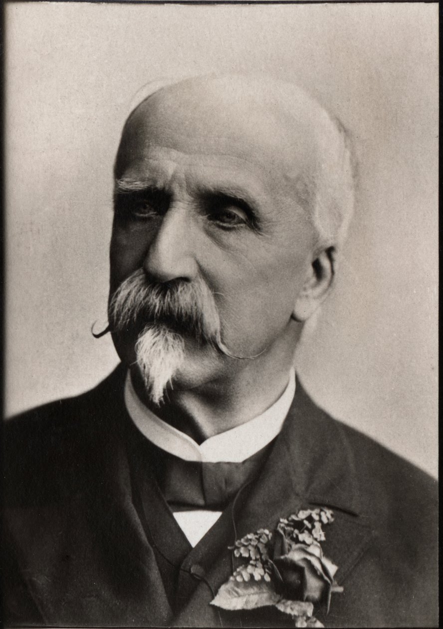 Retrato do príncipe Henri d&39;Orleans, Duque de Aumale (1822-1897), militar e político francês. de French Photographer