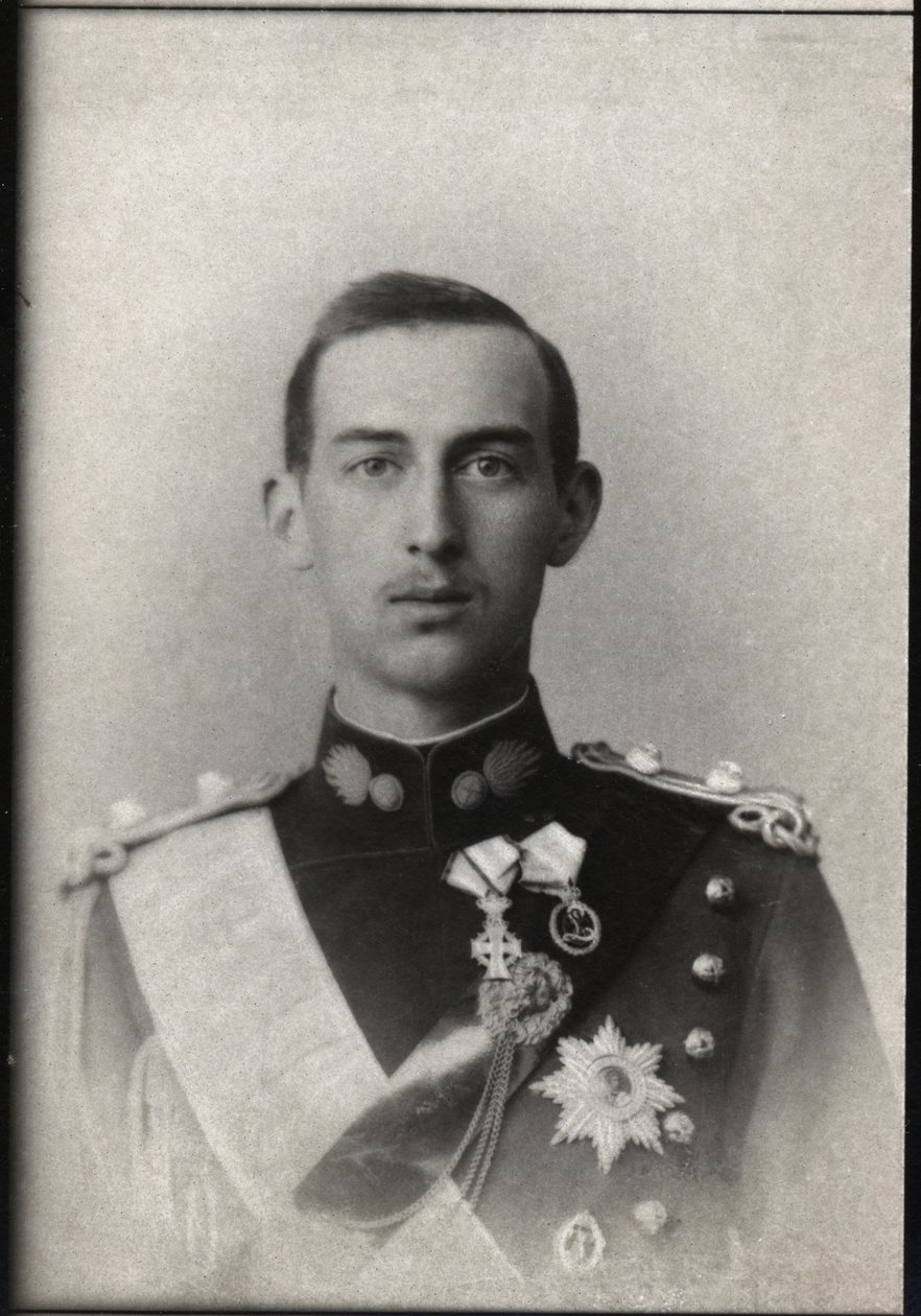 Retrato do príncipe Nicolau da Grécia e da Dinamarca (1872-1938) de French Photographer
