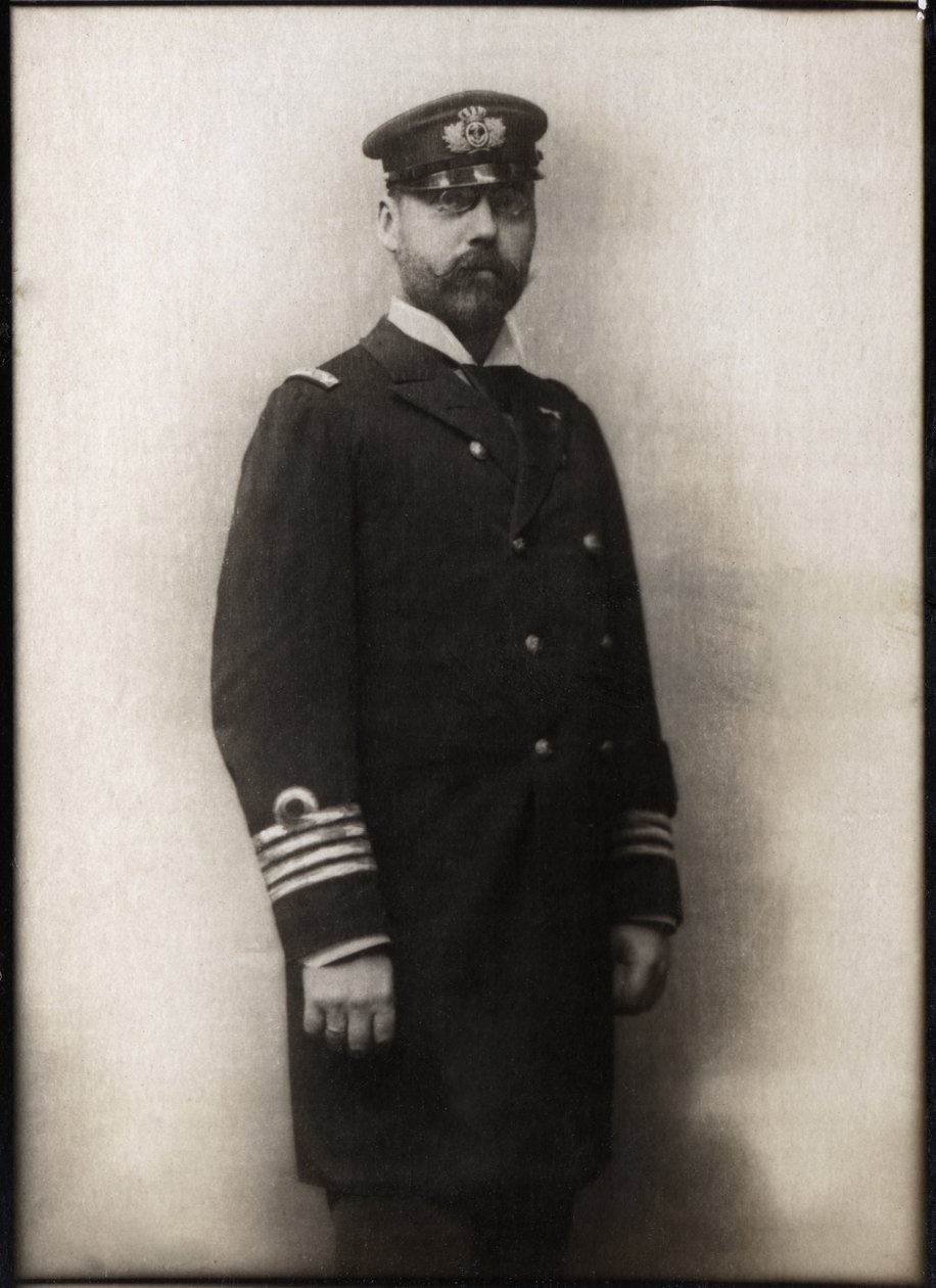 Retrato do príncipe Valdemar da Dinamarca (1858-1939). de French Photographer