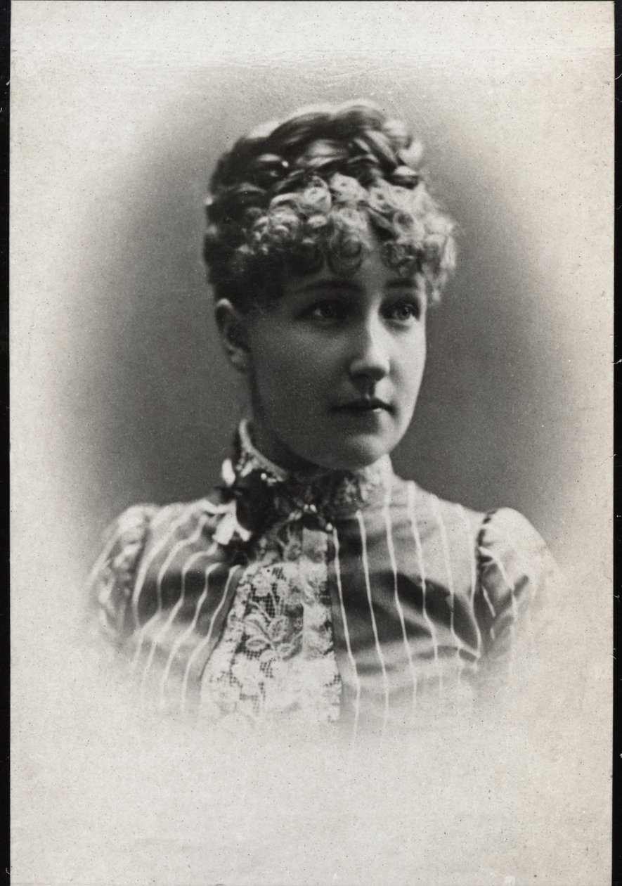 Retrato da princesa Stephanie da Bélgica (1864-1945) de French Photographer