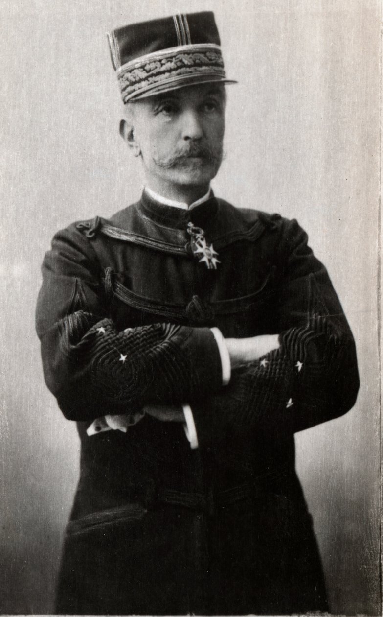 Retrato de Raoul As Ovelhas de Boisdeffre (1839-1919), General Francês. de French Photographer