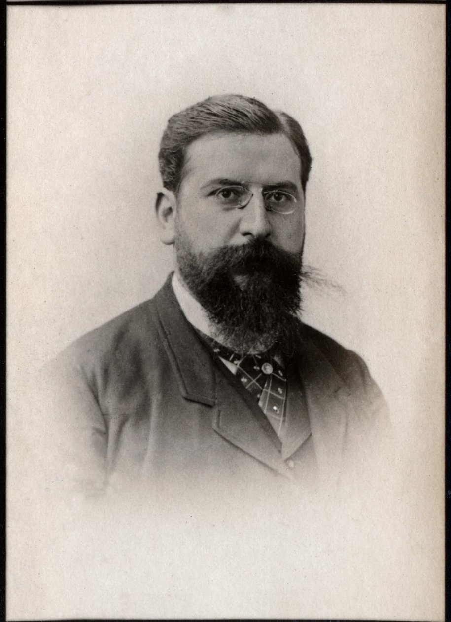 Retrato de Raoul Pugno (1852-1914), compositor francês, professor, organista e pianista. de French Photographer