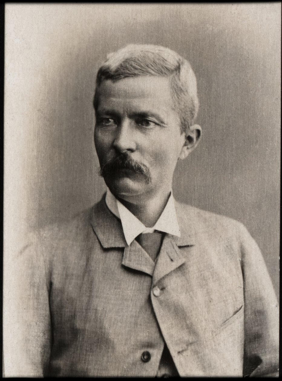 Retrato de Sir Henry Morton Stanley (nascido John Rowlands) (1841-1904), jornalista galês e explorador. de French Photographer