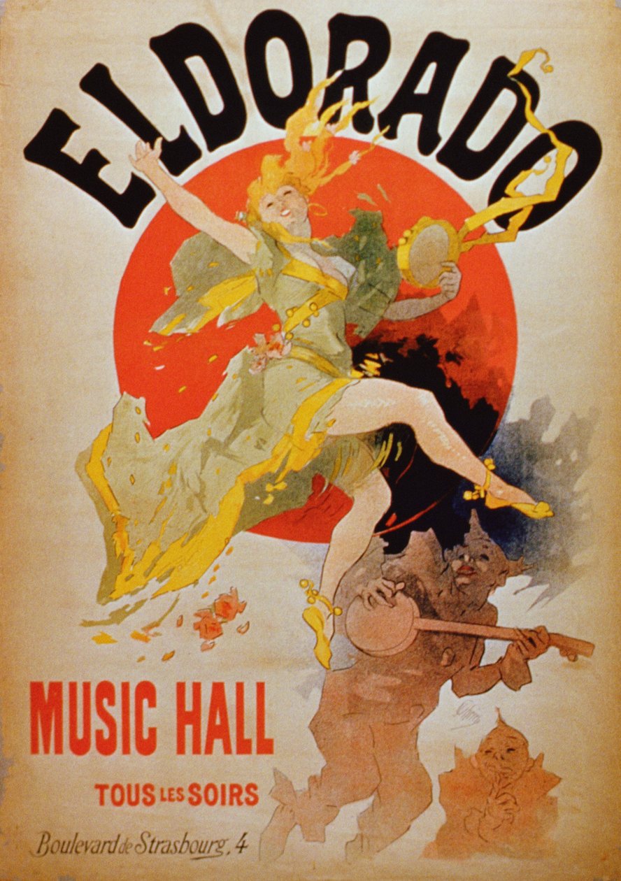 Propaganda para o Eldorado Music Hall de French School