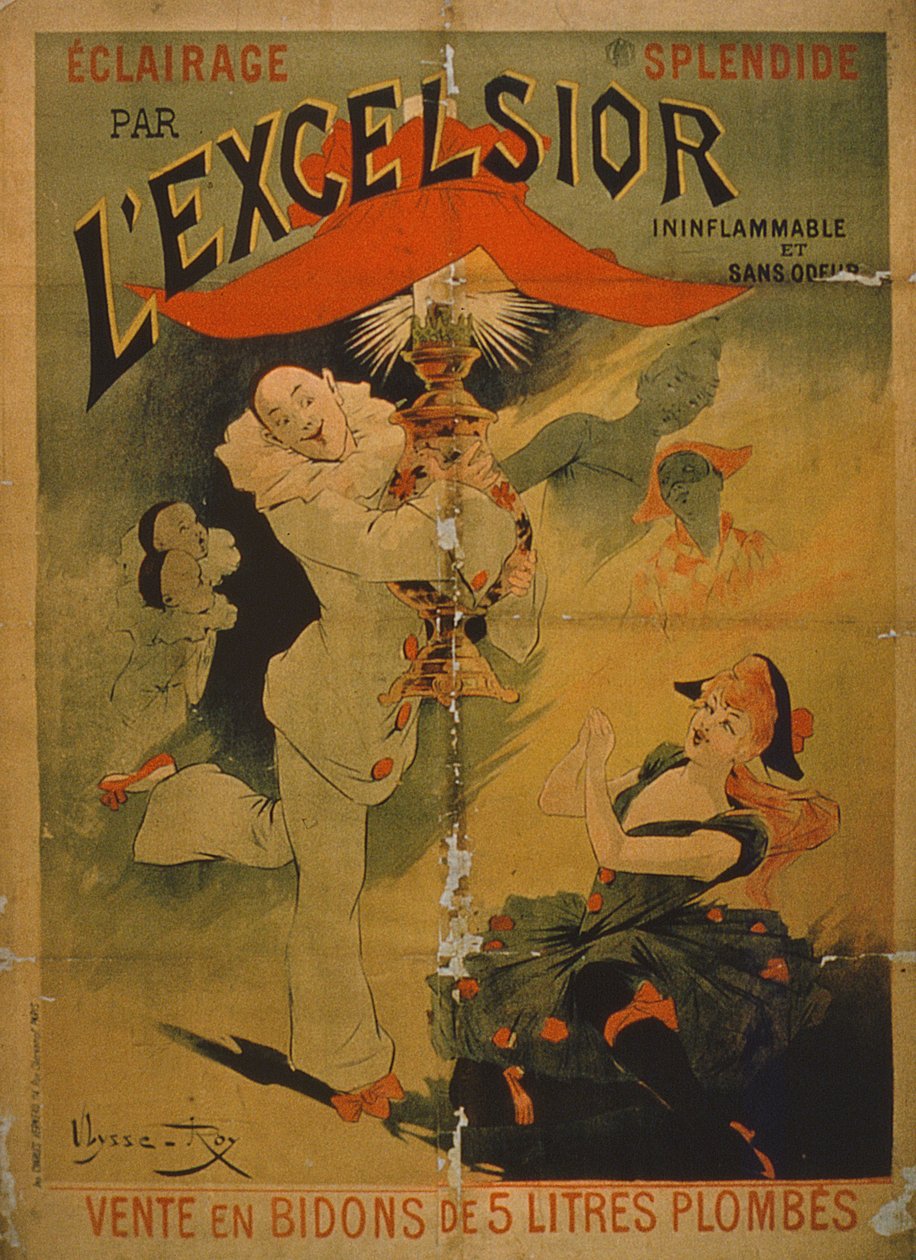 Propaganda para iluminação de Excelsior, Uninflammable and Odorless de French School