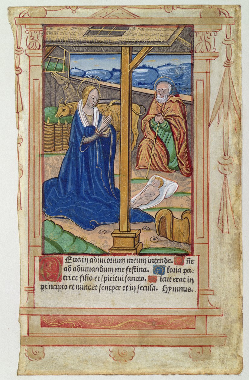CL 22719B A Natividade, dos Salmos de French School