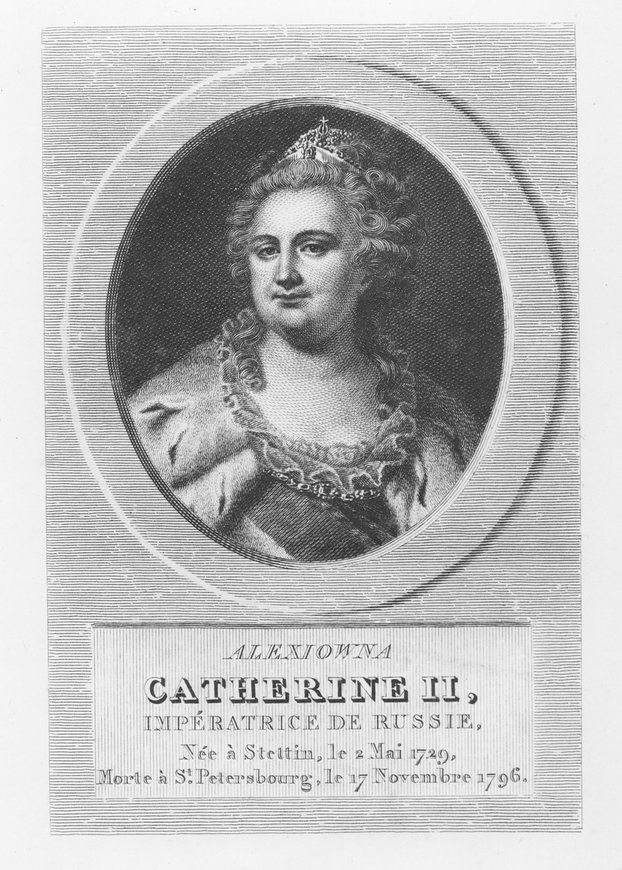 Catarina II da Rússia de French School
