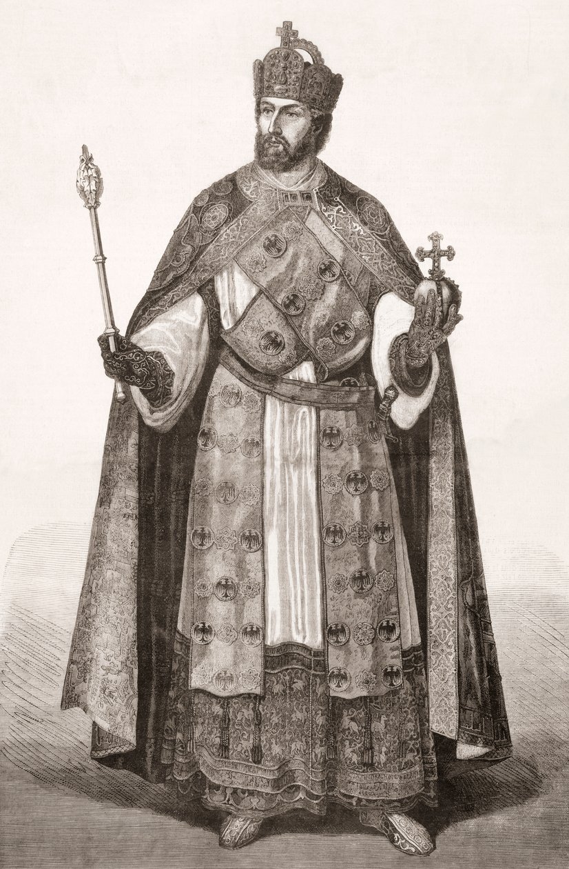 Carlos V, Sacro Imperador Romano, de LUnivers Illustré, 1866 de French School