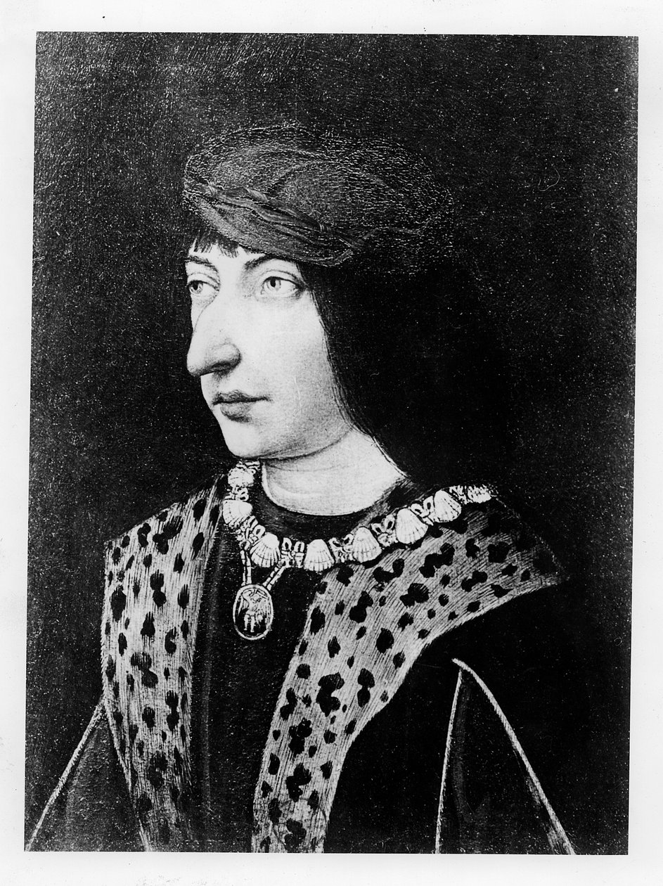 Carlos VIII, rei da França de French School