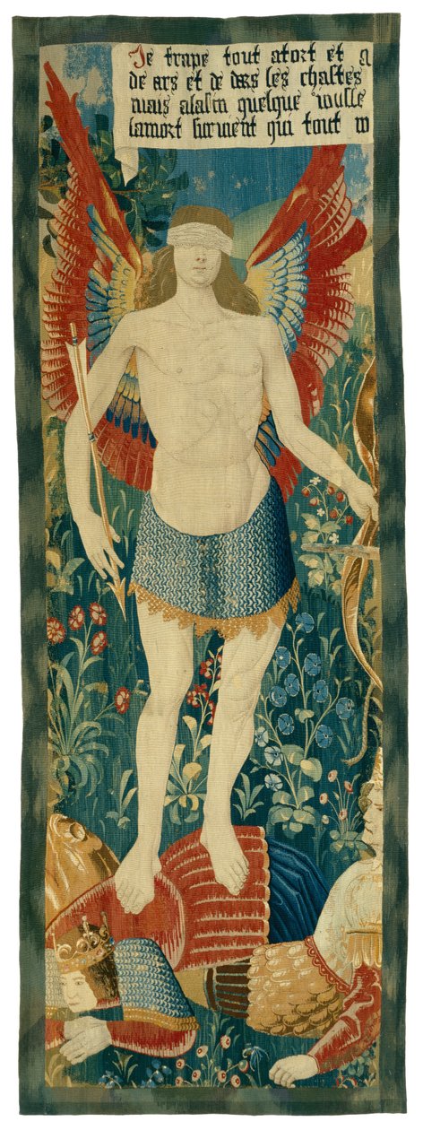 Eros Triunfante, 1500-20 (lã e seda) de French School