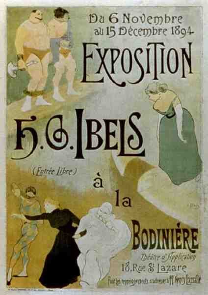 Exposição da HB Ibels na Bodiniere, de 6 a 15 de dezembro de 1894 de French School