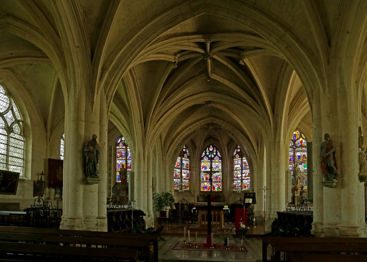 Vista Interior da igreja de French School