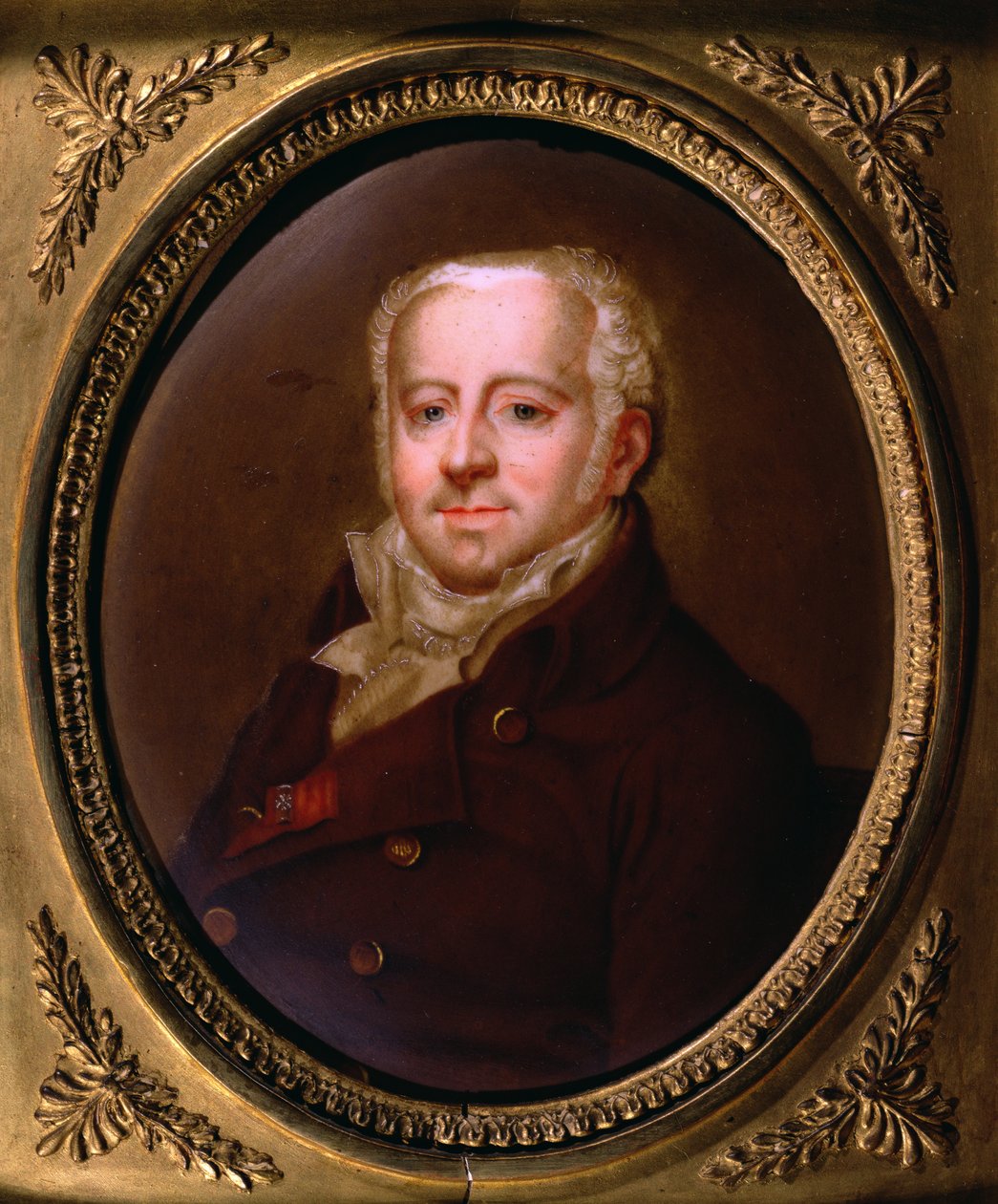 Jean-Nicolas Corvisart des Marets (1755-1821) (óleo em porcelana) de French School