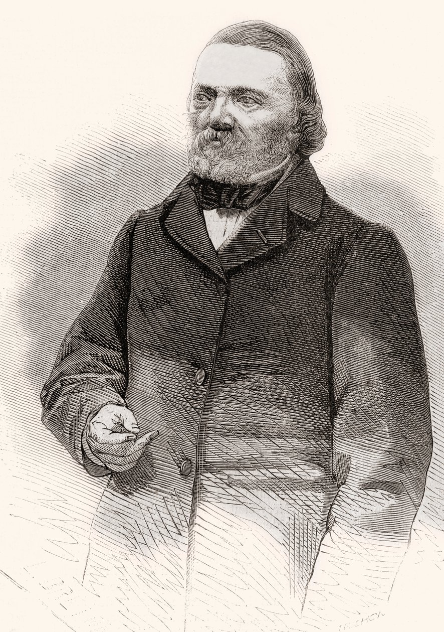 Joseph Méry, de LUniverd Illustré, 1866 de French School