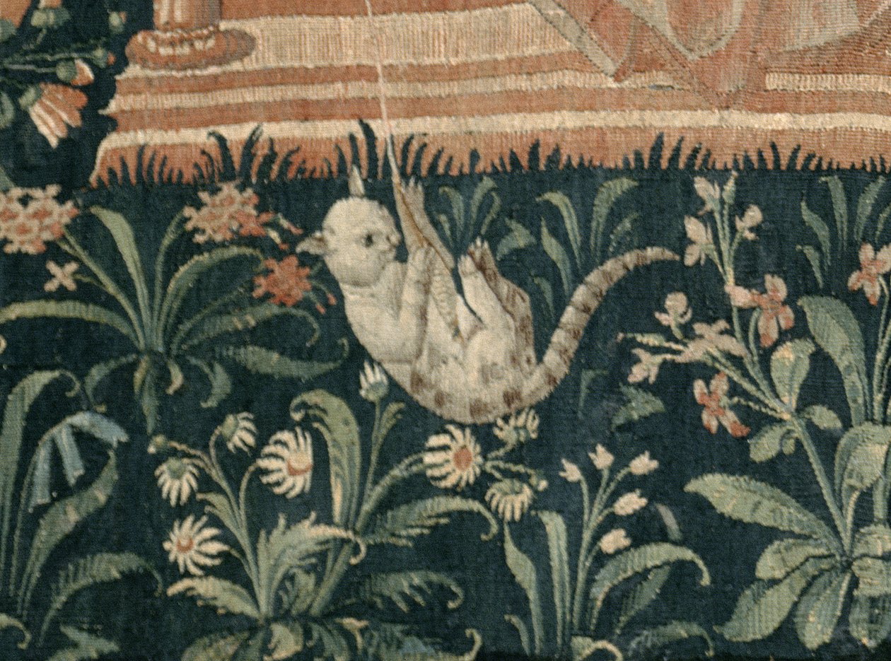 A Vida do Senhor: Leitura, Loire Workshop, c.1500 (detalhe de 28041) de French School