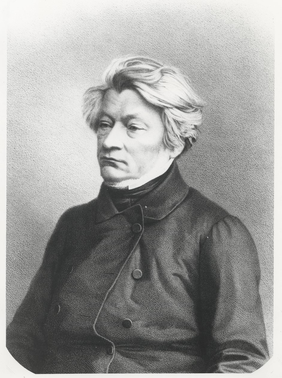 Retrato de Adam Mickiewicz de French School
