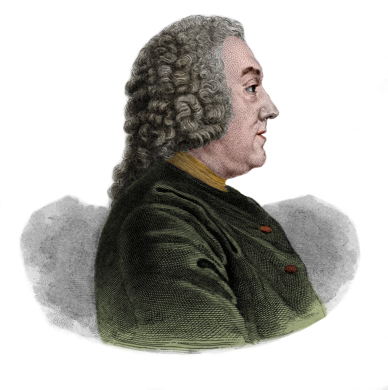 Retrato do marquis d&39;Esternay de Anne Claude de Caylus, baron de Bransac (1692-1765) Antiquarian francês, proto-arqueólogo e homem de letras. de French School