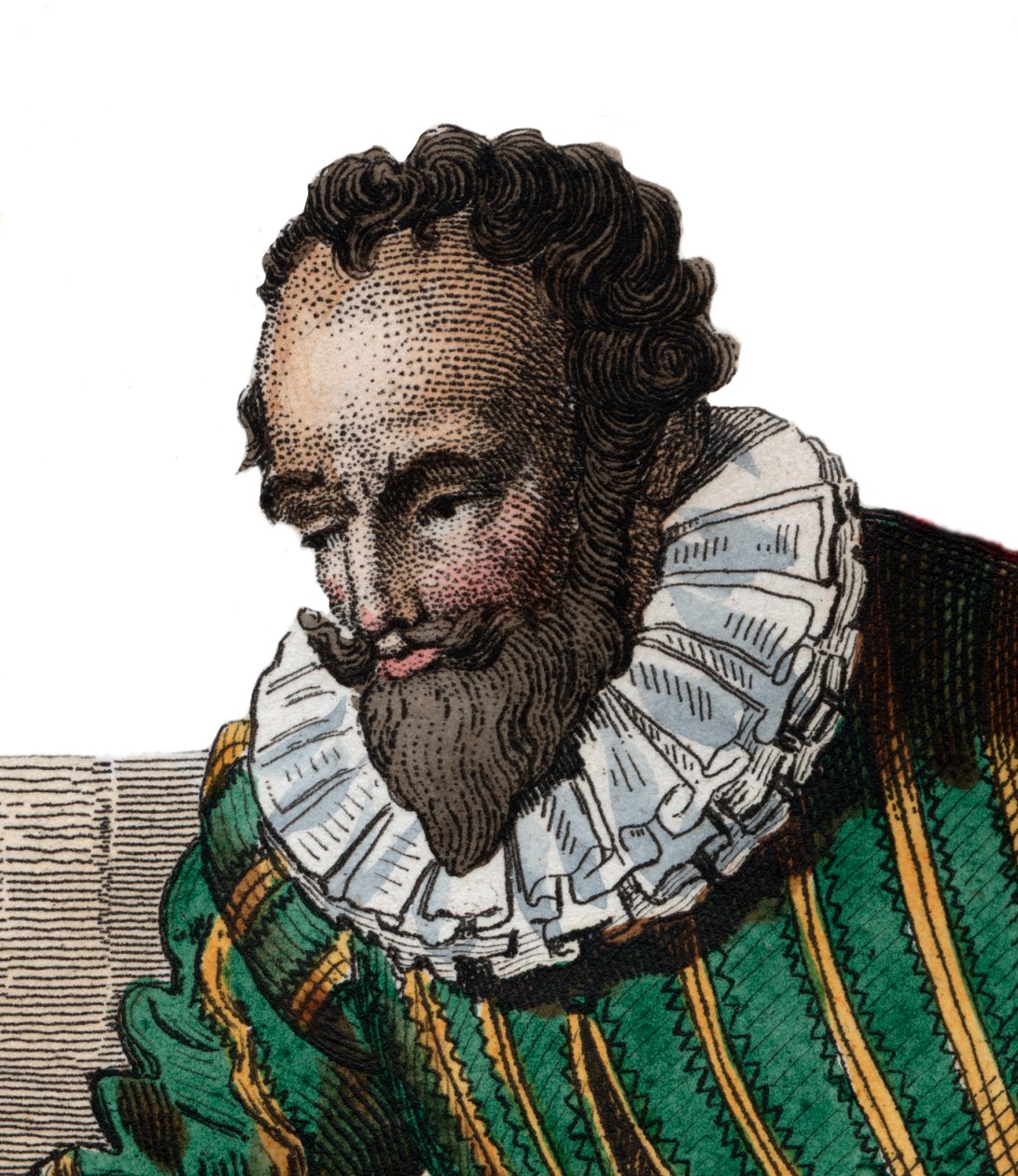 Retrato de François de Malherbe (1555-1628), poeta francês, crítico e tradutor. de French School