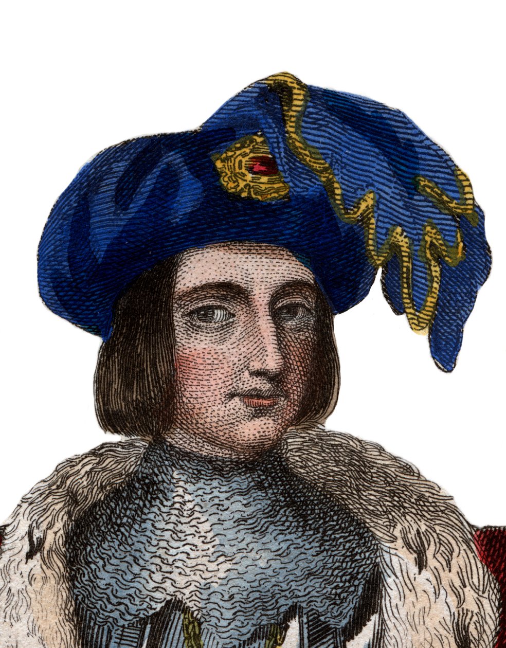 Retrato de João de Orleans, conde de Dunois (Bastardo de Orleans) (1402-1468). de French School