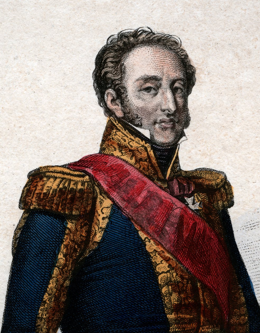 Retrato de Louis Gabriel Suchet (1770-1826), 1º Duc d&39;Albufera e Marechal da França. de French School