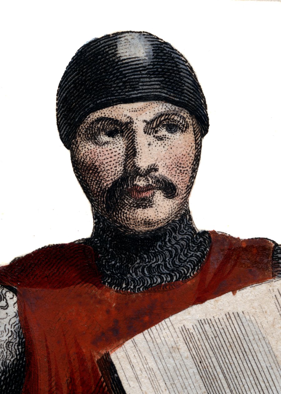 Retrato de Roberto IV, o Forte (Rutpert) (c. 815-866), Conde de Orleans. de French School