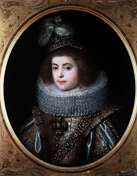 Retrato de uma jovem da corte do rei de Navarra de French School