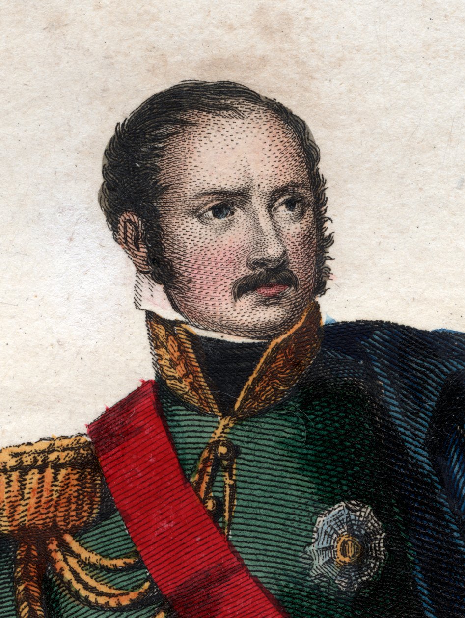 Retrato do príncipe Eugene Rose de Beauharnais (1781-1824), vice-rei do reino da Itália, grão-duque de Frankfurt, duque de Leuchtenberg. de French School
