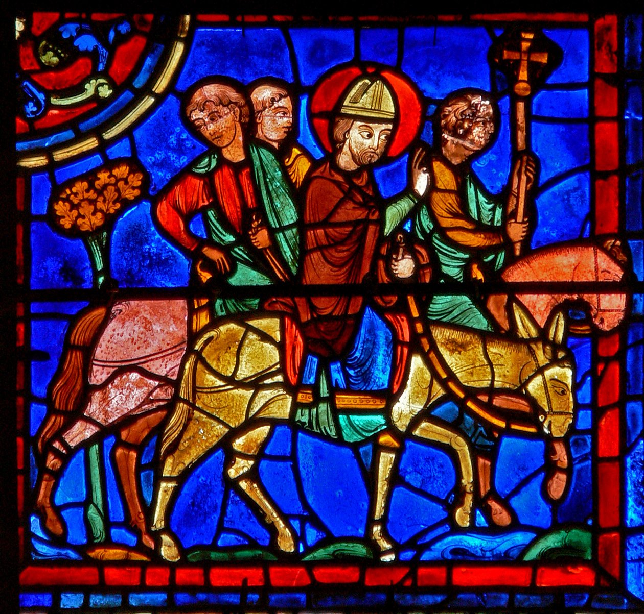 Cena da vida de St. Martin, Catedral de Chartres de French School