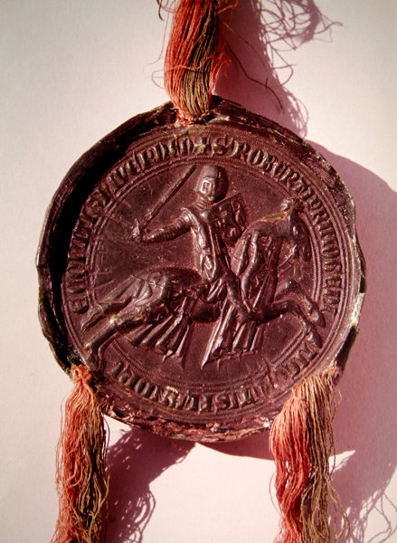 Selo de Robert de Dampierre, conde de Nevers de French School